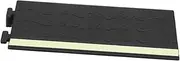 HOUDERCO Robots Rubber Ramp Pad with Reflective Strip Durable Wheelchair Climbing Mat for Indoor Use for Doorways and Thresholds Black Enhances Robot Vacuum Performance