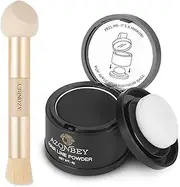 Azonbey Root Touch Up Kit, Hairline Cover Powder for Women, Hairline Concealer for Thin and Thinning Hair, Waterproof and Sweat Resistant with Maqui Brush