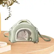 Hamster Carrier Pouch - Small Animal Takeaway Bag with Shoulder Straps, Little Pet Outgoing Travel Handbags with Shoulder Straps for Hamster, Bunny, Hedgehog, Bird, Pet