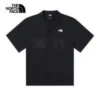在飛比找PChome24h購物優惠-The North Face北面男款黑色吸濕排汗防曬胸前口袋