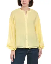 Rain Balloon Sleeve Blouse