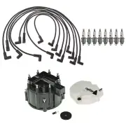 ACDelco Ignition Kit Distributor Rotor Cap Wire Spark Plugs for Firebird 6.6L V8