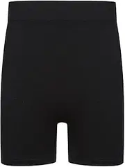 [Tombo] Girls Seamless Cycling Shorts (UK Size: 5-6 Years) (Black)