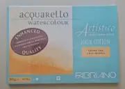 Fabriano Artistico Watercolor Block, 7 x 10, Traditional White Cold Press 140lbs