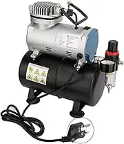 1/6 Horsepower Airbrush Compressor Single Cylinder Piston Air Compressor with tank