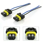 Wire Pigtail Female P H4351 Two Harness Head Light Low Beam Bulb Lamp Socket OE
