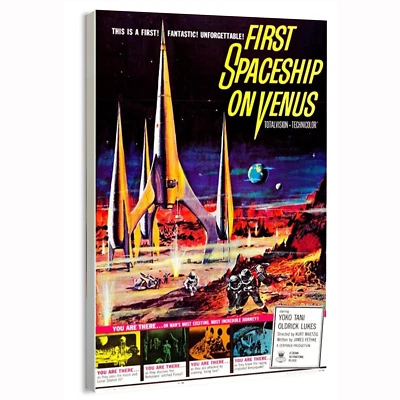 1962 First Spaceship on Venus Movie Poster or Canvas Home Decor Art Print