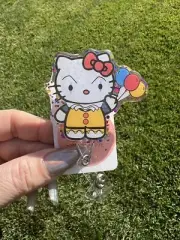 Nurse badge holder Reel Hello Kitty It Pennywise Character Handmade