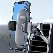 eSamcore Vent Car Phone Holder, 3-Point Support Car Phone Mount with Extended Clamp Cradles Stable Cell Phone Holder for Car Truck Vehicle Air Vent on Dashboard for iPhone for Samsung Galaxy Note