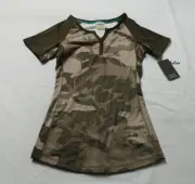 Cabela's Women's OutfitHer Notch-Neck S/S Hunting Shirt LC7 Outfitter Camo Small