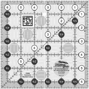 Creative Grids 6 1/2" Square Ruler Sewing and Quilting Ruler CGR6