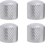 4pcs Electric Bass Guitar Volume Tone Control Knobs Dome Knobs Guitar Parts AU Silver