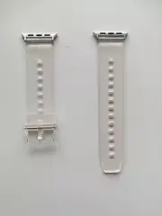 NEW Unique Apple Watch White Transparent TPU Band for 38/40/41mm