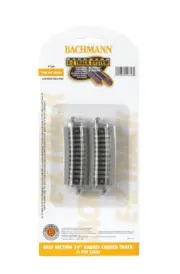 NEW Bachmann EZ-Track 1/2 Section 19" Radius Curved Track 6 N Scale FREE US SHIP