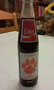 1981 Coke Bottle Clemson Tigers National Champions - Unopened