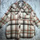 Maurices Womens Long Sleeve Plaid Flannel Shirt Jacket Shacket Sz 2X