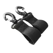 Secure Your Paddle in Style Black Nylon Clip Holder for Kayak Canoe or Boat