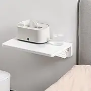 16x10in Wall Mounted Folding Table Multi-Function Laundry Room Floating Desk Portable Hanging Nightstand Hideaway Wall Storage Rack