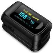 Fingertip Pulse Oximeter Blood Oxygen & Heart Rate Monitor OLED