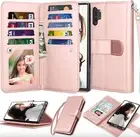 For Galaxy Note 10 Plus Flip PU Leather Wallet Stand Phone Case Cover Protection