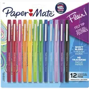 Paper Mate Flair Medium Fashion Felt-Tip Pen 12 Pack