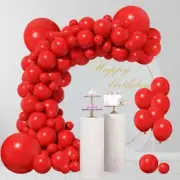 Red Balloons 18 12 5 Inch, 85pcs Red Balloon Garland Arch Kit Different Sizes