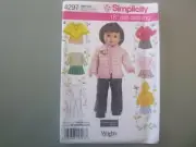 Simplicity: 18" Doll Clothes - Pattern # 4297