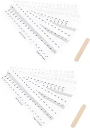 ibasenice Piano Keyboard Sticker Set Pieces Self-Adhesive Decal for Electronic Organ Anti-Sweat Thin Design for Minimal Sound Impact for Beginners