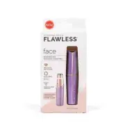 Finishing Touch Flawless Facial Hair Remover Electric Razor LED Light Lavender