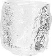 LALADEFIEE Transparent Glass Tea Cup Premium Household Drinking Cup for Home for Daily Tea Ceremonies and Tasting Compact and Elegant Design