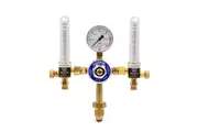 Harris 821 Argon Preset Regulator Bottom Entry with Flowmeters