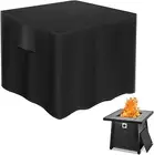 Stove Fire Pit Cover | 420D Waterproof Fire Bowl Cover,Fireplace Grill Cover, St