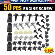 50PC Under Clips Cover Underbody Screw Engine Mudguard Replace For Toyota Lexus
