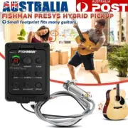 Fishman 4 Band 301 EQ Tuner Mic Presys Blend Acoustic Guitar Pickup Preamp Black