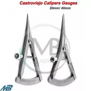 Castroviejo Caliper Measuring Instruments Orthodontic Opthalmic Eye Instruments