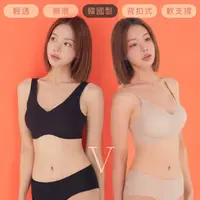 在飛比找momo購物網優惠-【STL】韓國製 2款 V美型 無鋼圈胸罩 寬／細肩帶 Br
