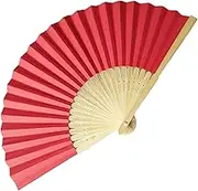 Hand Held Folding Fan,Silk Folding Fans With Frames - Elegant Retro 8Inch Silk Folding Fan For Women, Girls, For Dancing, Cosplay, Wedding, Decoration
