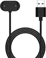 Replacement Charger intended for Amazfit GTS 3/T-Rex 2, 3.3ft Charging Cable Charger Accessories intended for Amazfit GTR 3/GTR3 Pro/T-Rex 2 Smartwatch(Black)