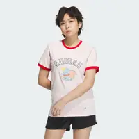 在飛比找PChome24h購物優惠-【ADIDAS】DB TEE SS W 短袖上衣 女 粉色-