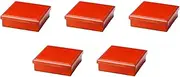 Shokado, 5-Piece Set, 6-Inch Square Cloth Side Meal Bento Lunch Box, Shunkei (Divided Separately)