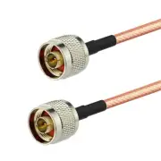 N Type Cable N Male to N Male RG400 Cable 60cm for Signal Function Generator