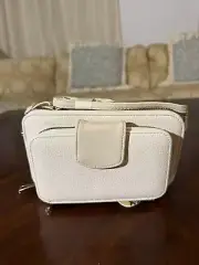 Bolso de Mano Cartera De Cuero Mujer Moda Largo Billetera Cremallera De Monedero