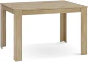 Dining Table Rectangular 4 Seater 120CM Oak Natural Wood Furniture Home Decor