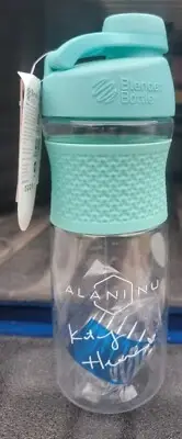 NEW! ALANI NU Teal Blue Sport Shaker Bottle Cup with Logo, 26 Oz
