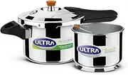 [Ultra] 3-Liter Duracook Dietcooker Stainless Steel Outer Lid Pressure Cooker with Starch Remover