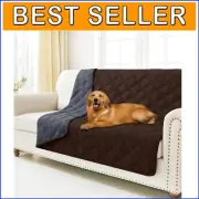 Waterproof Reversible Dog Bed Cover - Soft Pet Blanket 68x82 for Modern Homes