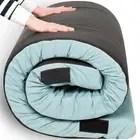 Memory Foam Camping Mattress Roll Up Pad Floor Mat 62”x 26”x3” Portable Cot