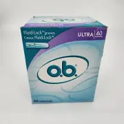 Retired Johnson & Johnson Applicator Free OB Tampons Ultra 40ct TV Movie Prop