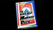 Boris Wild's Marked special DECK of playing cards Bicycle magic trick easy BLUE
