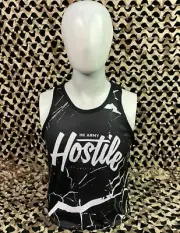 NEW HK Army Marble Dri Fit Tank Top - Black - XX-Large